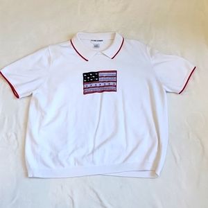 Vintage American Flag Polo